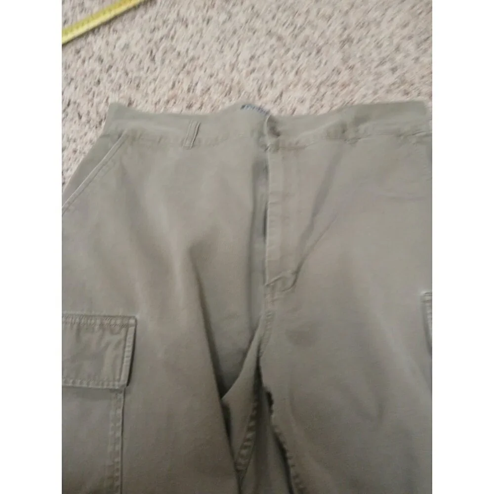 Polo Ralph Lauren‎ Y2K Shorts Men's Size 36 Grey Cargo Chino Flat Front
